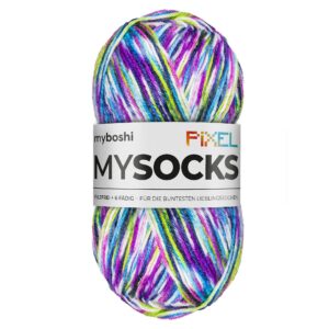 My Boshi MYSOCKS pixel - 6 fädig - 150 g - Dotty
