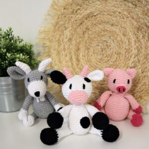 DIY Häkelset - Farm Friends