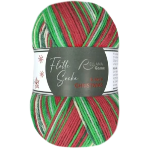 Rellana - Flotte Socke 6 f - Christmas - 150 g